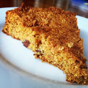 Whole Wheat Maple Blondies with Flax