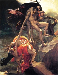 Anne-Louis Girodet – The Deluge (1806) oil on canvas - Mannah and I saw this painting while in Paris during our tour of the Louvre