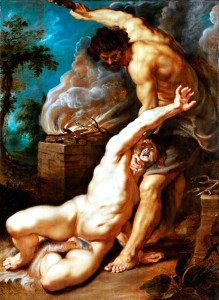 Peter Paul Ruben's painting - Cain Slaying Abel