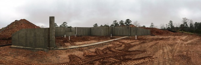 Basement Foundation Panorama