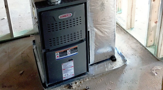 Rough HVAC Ducts and Furnace
