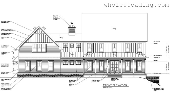 Final Elevations and Floor Plans (New Design)