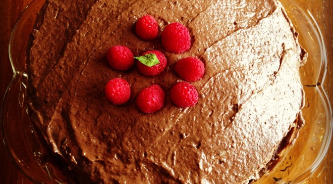 Chocolate Quinoa Cake with Lucuma