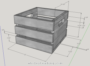 Wood Crate Dimensions